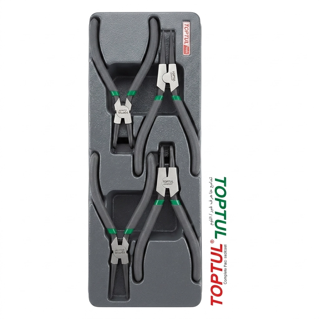 Jeu de pince serre clips 4 pcs Ref: GBAT 0401 ** TOPTUL