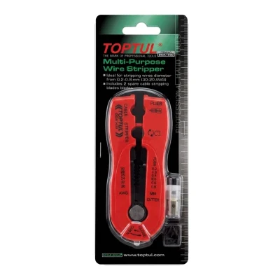 Pince a denuder multi usage rouge Ref: DIDA1430 ** TOPTUL