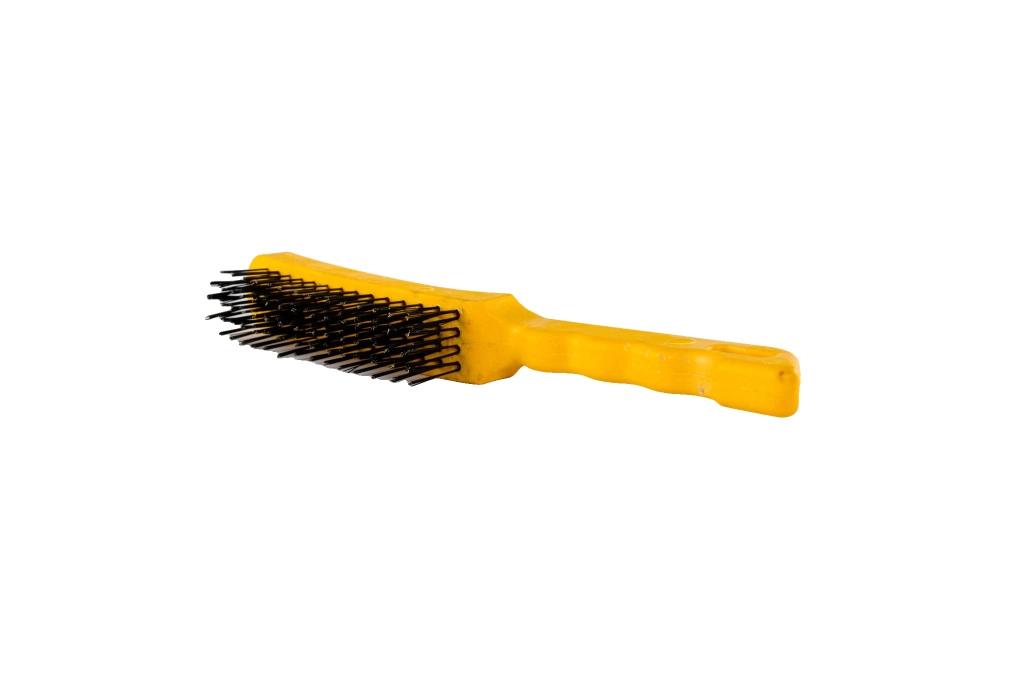 Brosse metal jaune simple**
