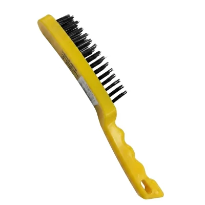 Brosse metal jaune simple**