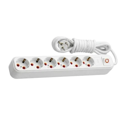 Bloc multiprises 6 p*2 m + inter ** BMS