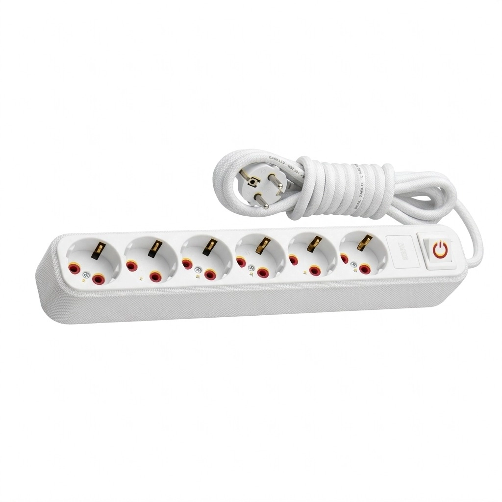Bloc multiprises 6 p*2 m + inter ** BMS