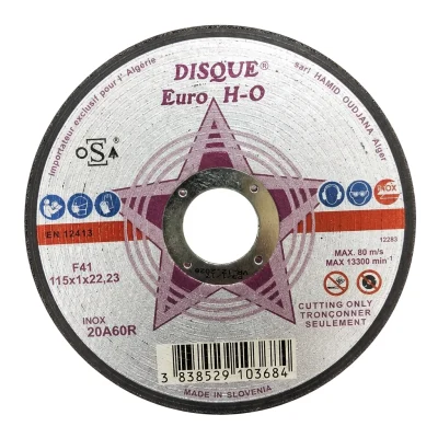 Disque a couper inox 115*1*22 ( b/50 pcs ) ** EURO-HO