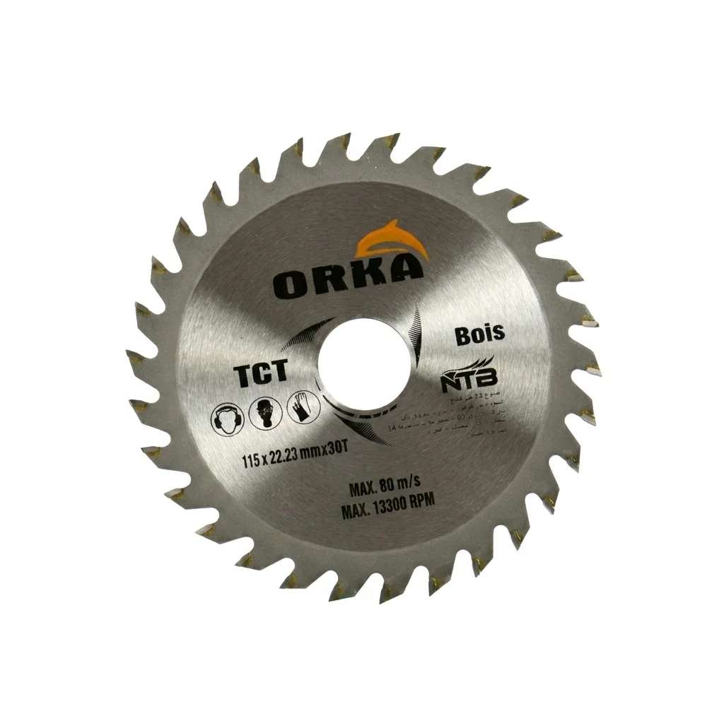 Disque a carbure bois 115*22.23 mm*30 D ** ORKA