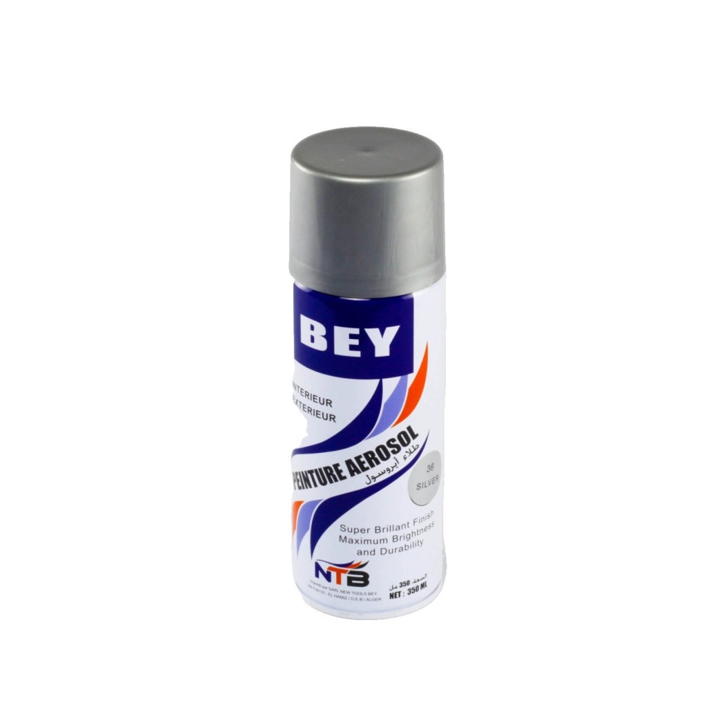 Aerosol gris silver 36 (c/12pcs) ** BEY