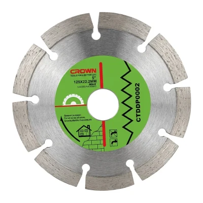 Disque diamant 125 x 22.2 ( 5"" ) ref: ctddp0002 ** CROWN