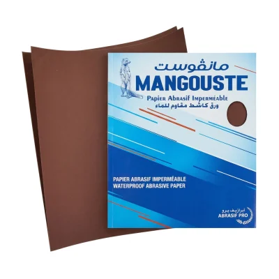 Feuille abrasif n°180 ( p/100pcs ) ** MANGOUSTE