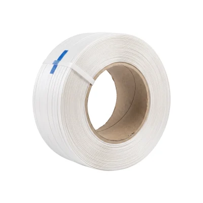 Feuillard plast blanc 12 mm (2000m)**