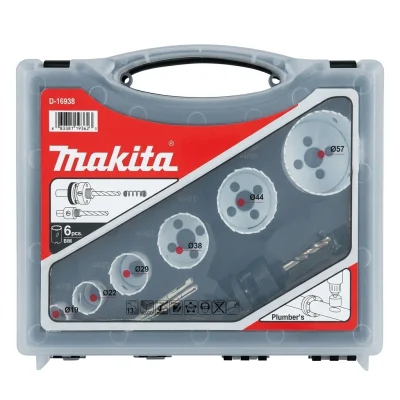 Jeu de trepans hss bi-metal 06 pcs ref : d-16938 ** MAKITA