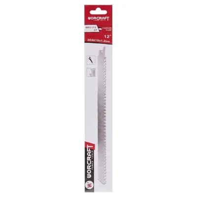 Lames scie sabre inox 304 x 19 x 1.2 mm ** WORCRAFT