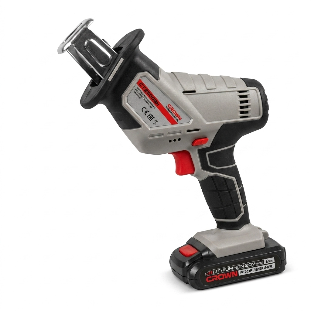 Scie sabre a batterie 20V/2AH Réf: CT25009H-2 ** CROWN