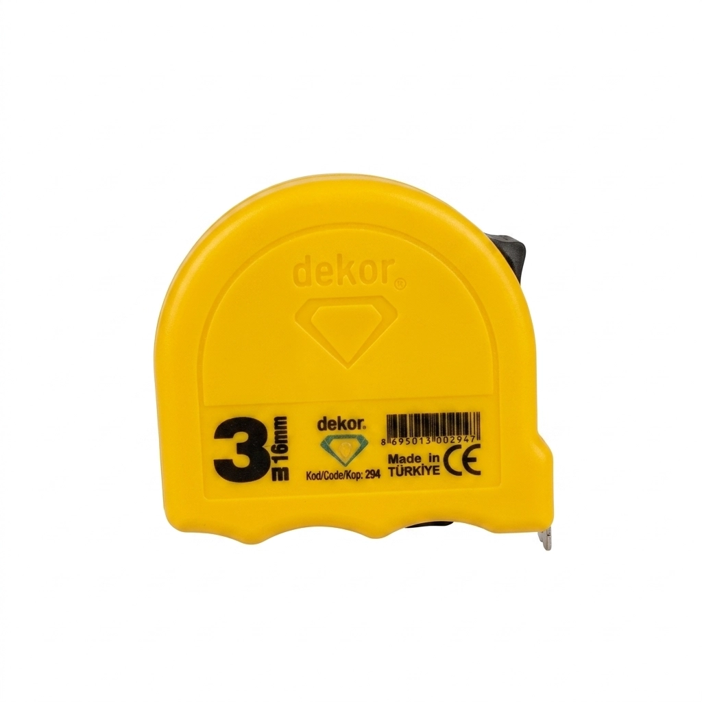 Triple metre jaune 03 m*16 mm ref 294 ** DEKOR
