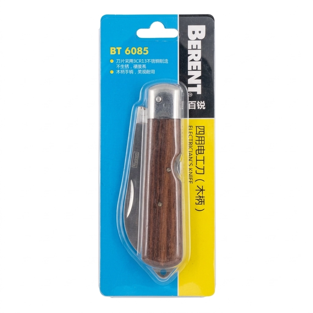 COUTEAU ELECT POIGNIE BOIS BT6085 ** BERENT