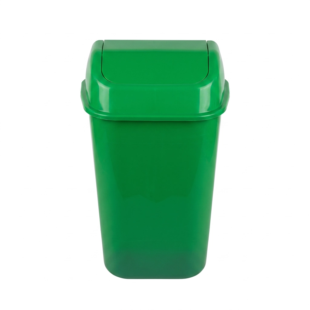 Poubelle poteau vert swing 60 L ** ETOIL