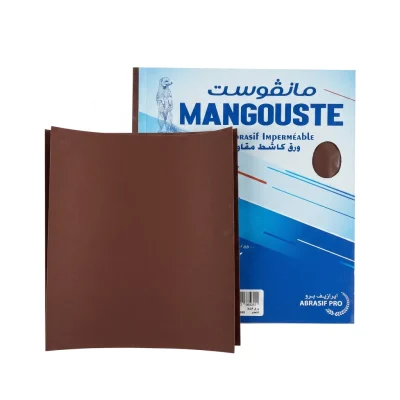 Feuille abrasif N° 220 ( P/100pcs) ** MANGOUSTE