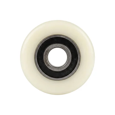 Roue transpalette BLANC ( PM ) avant avec roulement **