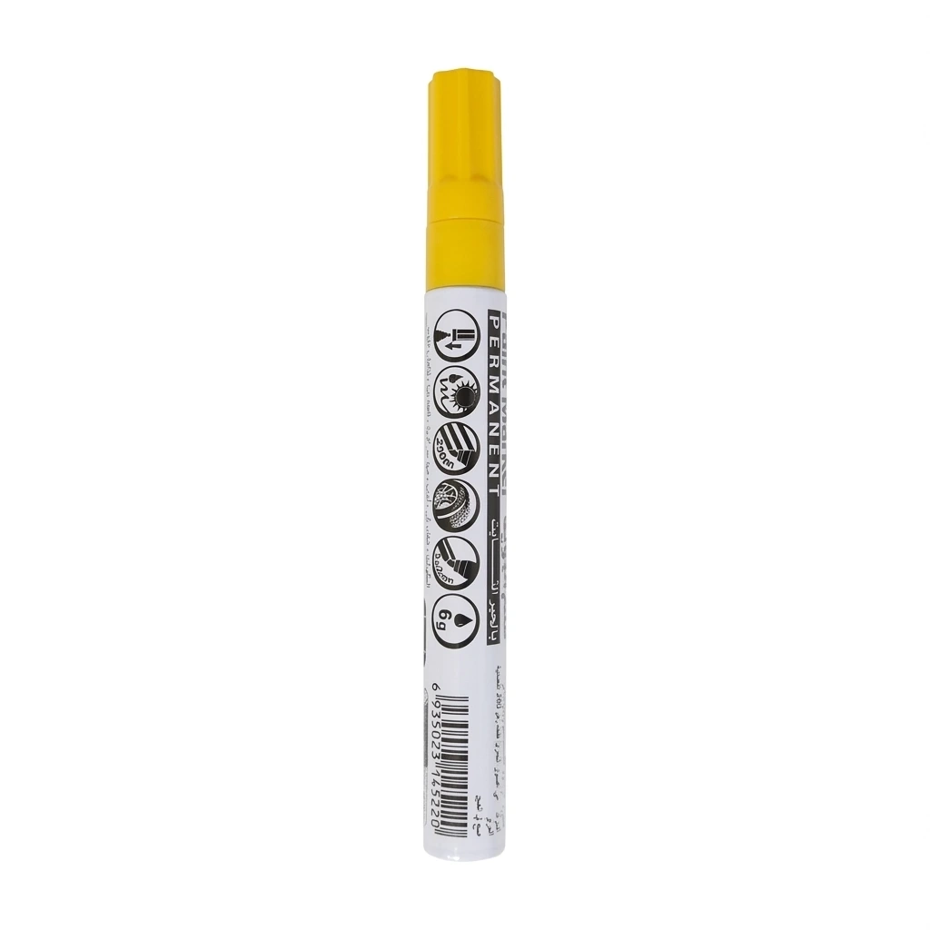 Marqueur permanent JAUNE pour toutes surfaces Réf: 4522 ( B/12PCS ) ** TECHNO