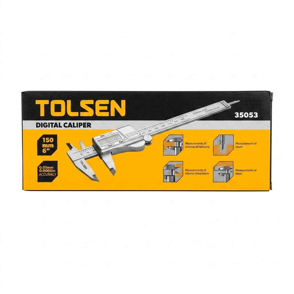 Pied a Coulisse Digital 150MM/6" Réf:35053 ** TOLSEN