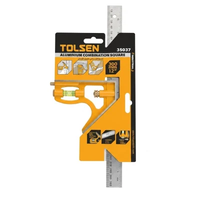Equerre menuisier metal Reglable 250 MM Réf: 35037 ** TOLSEN