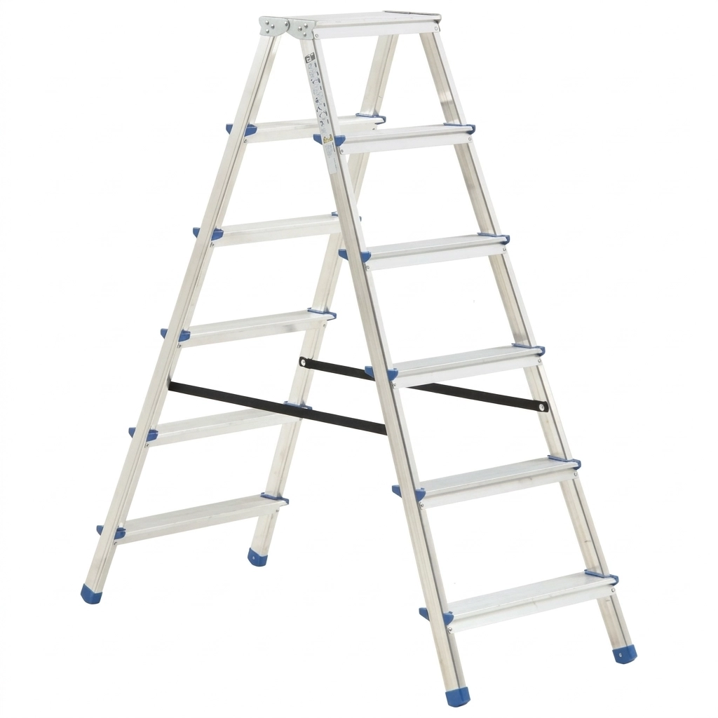 Escabeau Double Acces 6 + 6 Marches ** ECH-PLUS