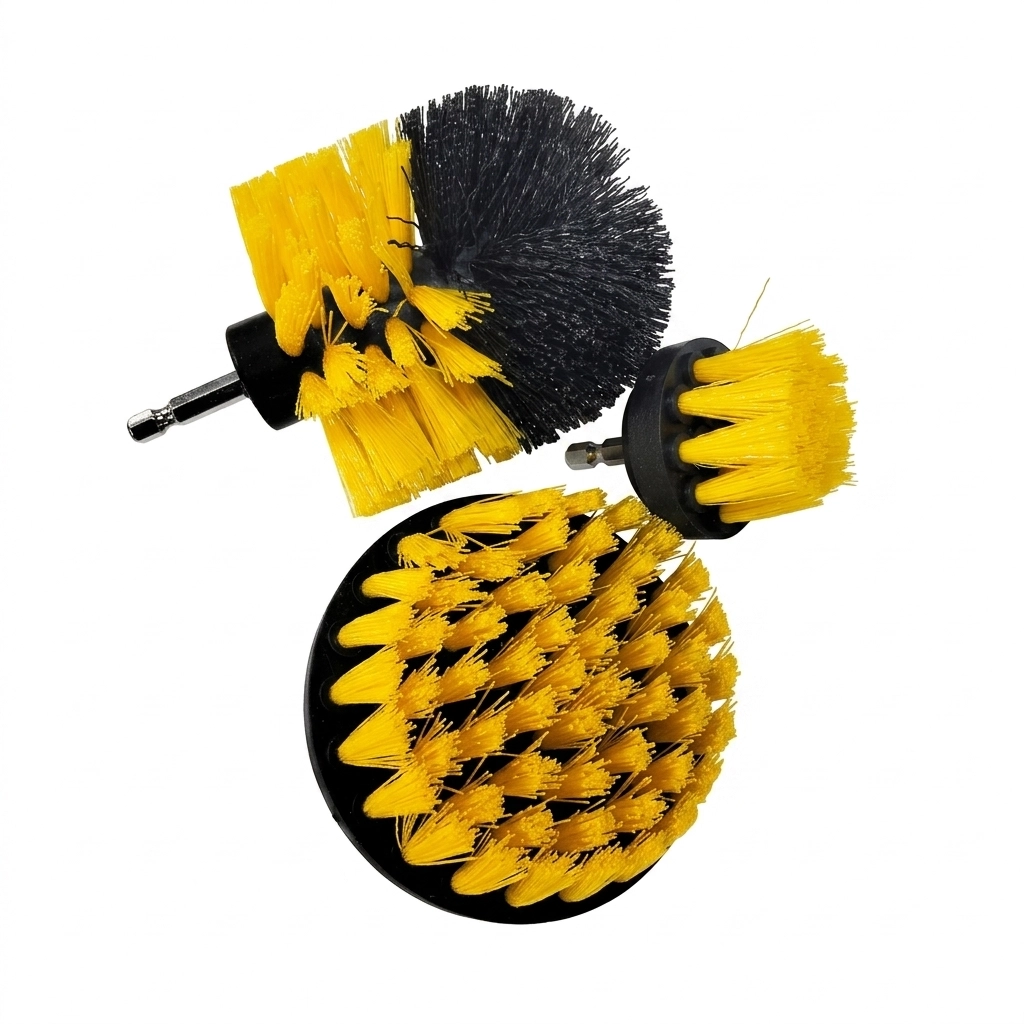 Jeu de Brosse plastique pour perceuse (3 PCS )**