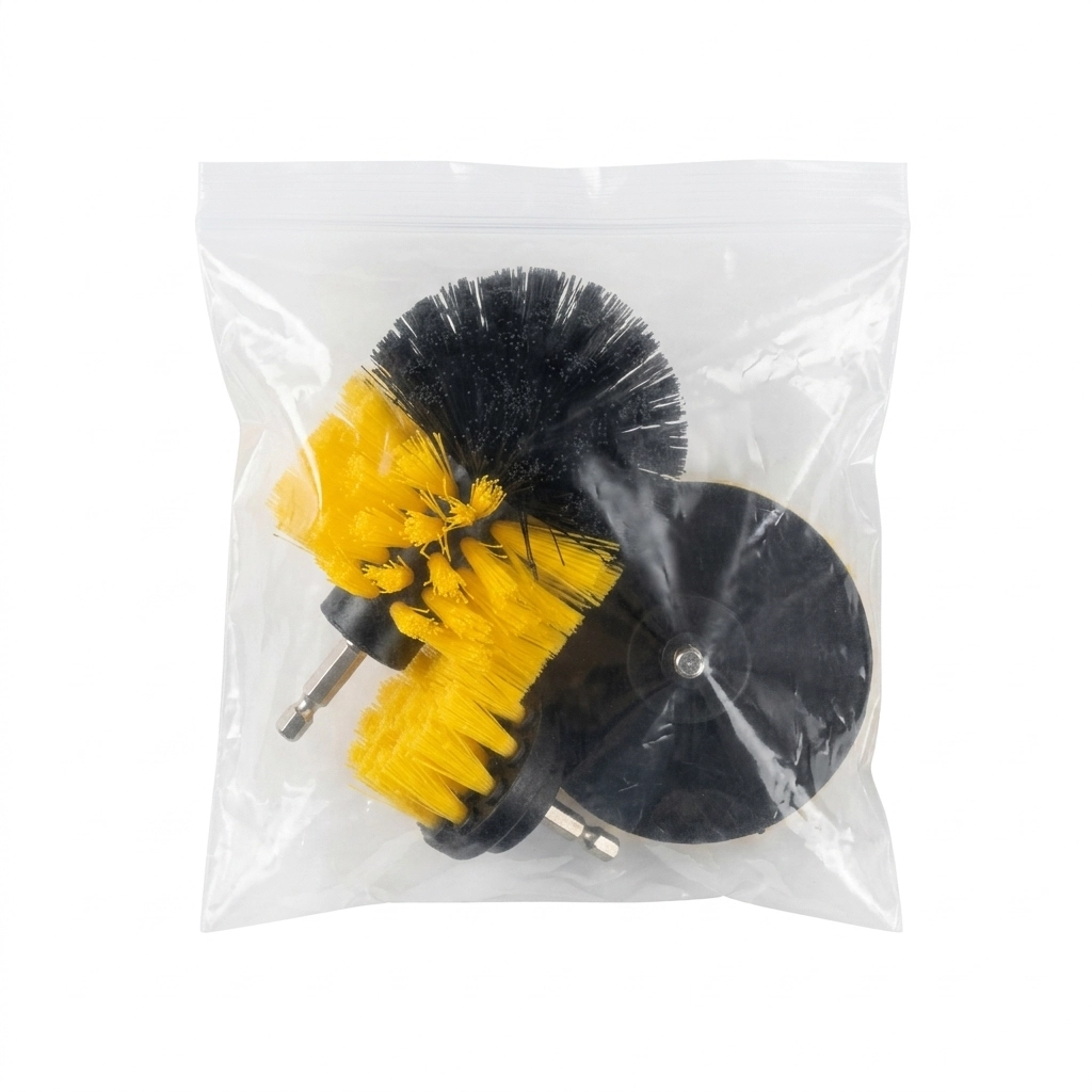 Jeu de Brosse plastique pour perceuse (3 PCS )**