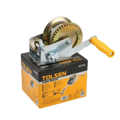 Treuil manuel 1200 LB 544 kgs 10 M Réf: 62452 ** TOLSEN