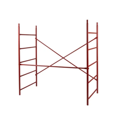 Echafaudage metal sans/plat-forme( H: 02m x 2.6m x 1m ) ROUGE ** SADE