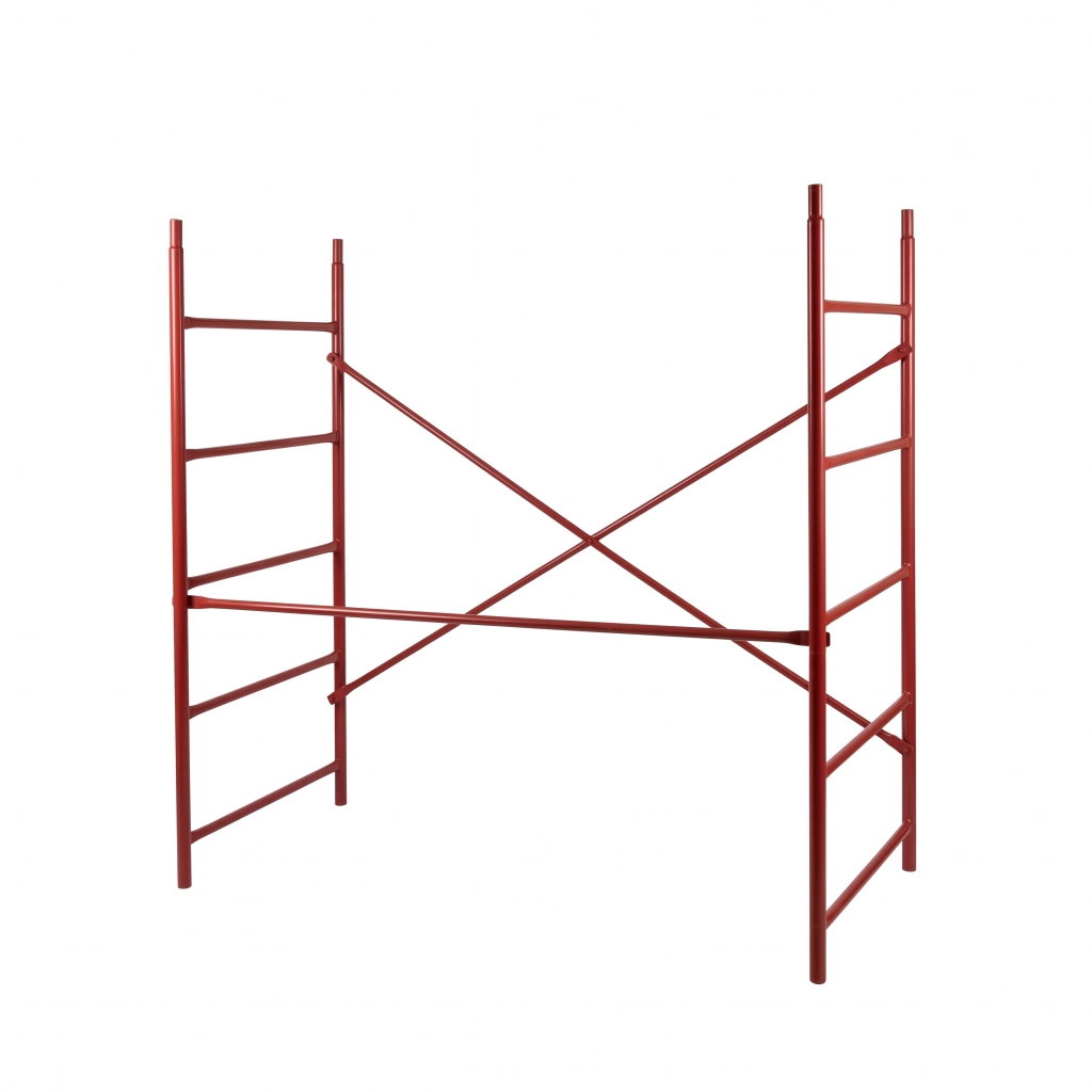 Echafaudage metal sans/plat-forme( H: 02m x 2.6m x 1m ) ROUGE ** SADE