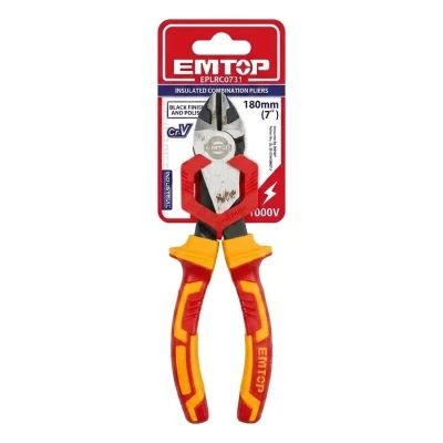 Pince Universelle Isolant 7" 180 mm 1000v Réf: EPLRC0731 ** EMTOP