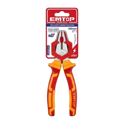 Pince Universelle Isolant 7" 180 mm 1000v Réf: EPLRC0731 ** EMTOP