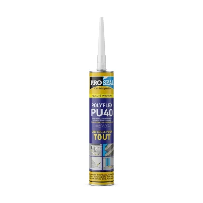 Colle mastic POLYFLEX PU40 gris ( C/12PCS ) ** PROSEAL