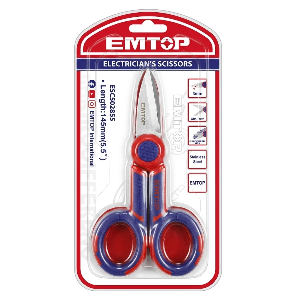 Ciseau electricien 5.5'' 145MM REF: ESCS02855 ** EMTOP