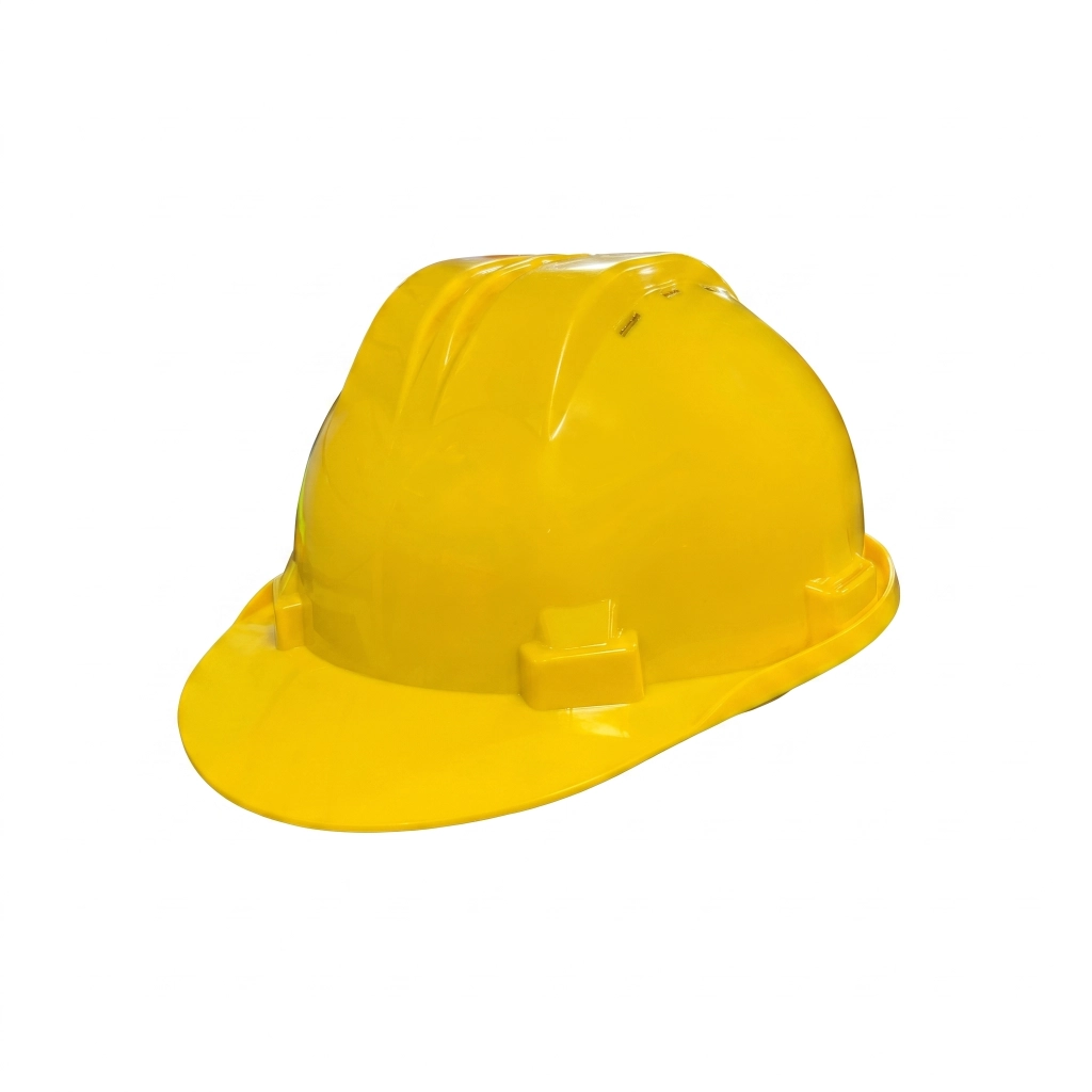 Casque de chantier jaune simple (C/24 Pcs) ** GSP