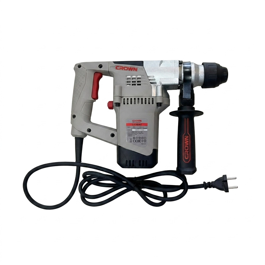 Marteau perforateur 26mm 4J SDS-PLUS 1050W Réf: CT18187 ** CROWN
