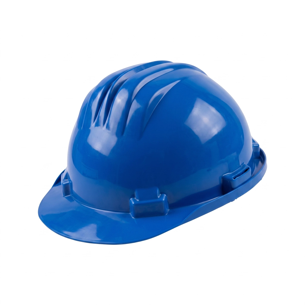 Casque de chantier bleu simple ** GSP