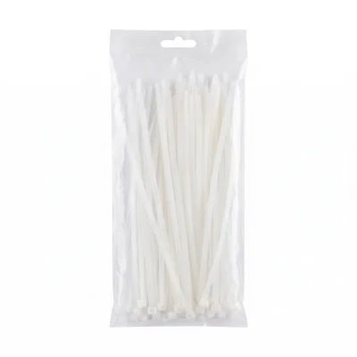 Collier Colson Plast Blanc N° 5 x 200 - 4.8X200 ** SHILI TOOLS