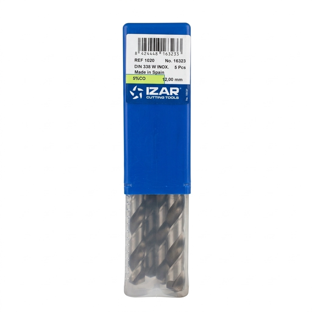 Foret inox / acier HSS-CO N° 12 (B/5 PCS) ** IZAR