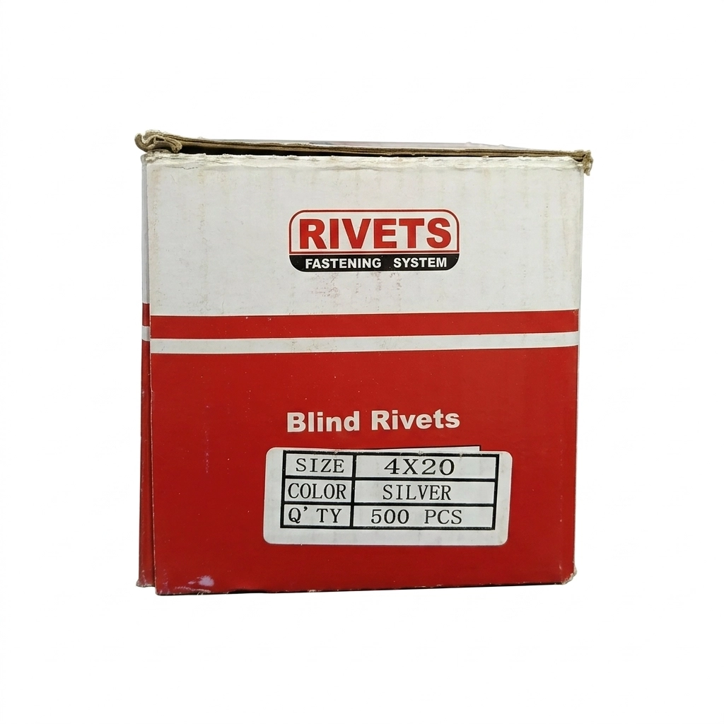 Rivet Simple N° 4 x 20 ( B/500PCS ) ** BVR