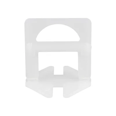 Clips de systeme nivellement large Blanc 1 mm S/100PCS - C/12 Sache ** TILE LEVELING