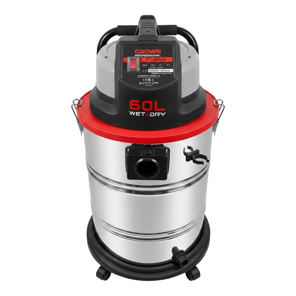 Aspirateur 60L 1400W Réf: CT 42028 ** CROWN