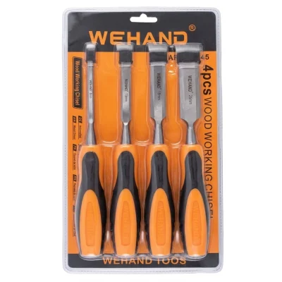 Jeux Ciseau a Bois Menuisier 4 Pcs (6-13-19-25mm) ** WEHAND