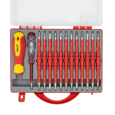 Jeu de tournevis isolants double fonction 26 PCS Réf: 3017 ** PRELUX