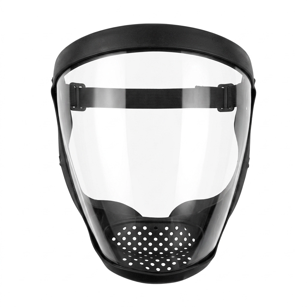 Masque Visiere transparente Bordure Gris pour Placo. **