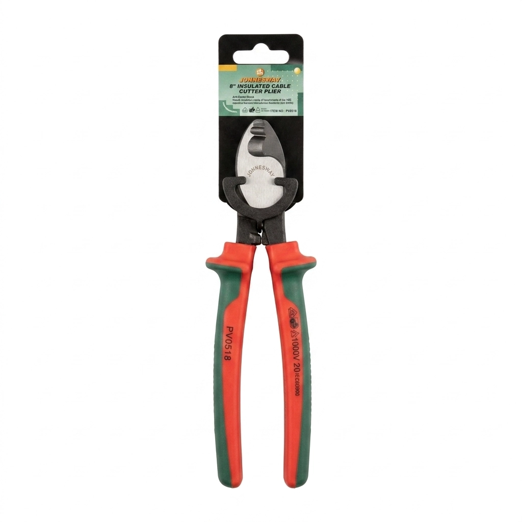 Pince coupe cable isolant 1000v 8" 200mm Réf: PV0518 ** JONNESWAY