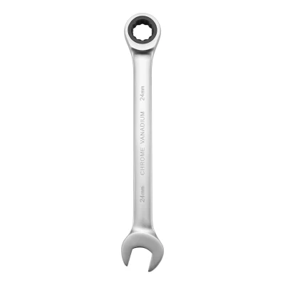 Cle mixte cliquet 24 mm VANADIUM **