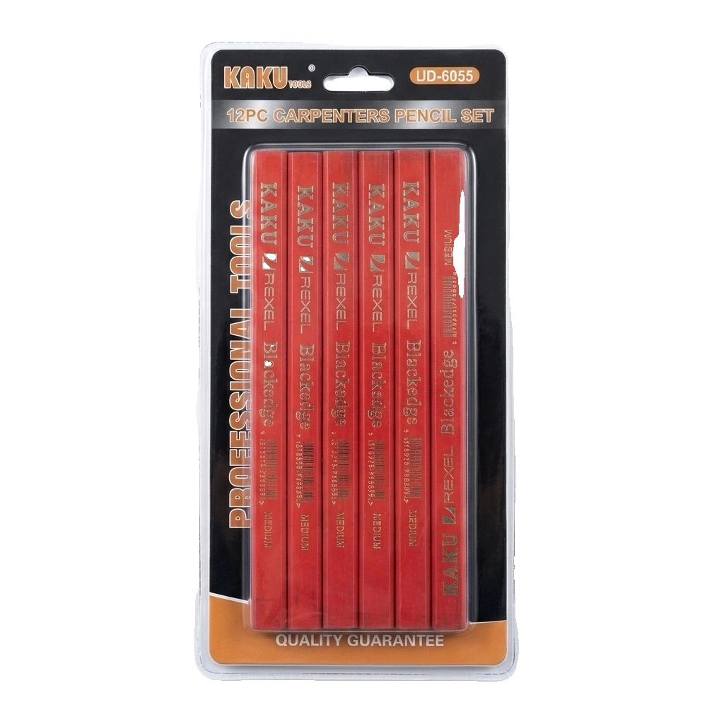Crayon macon ovale noir(12 pcs) S/Carte ** KAKU
