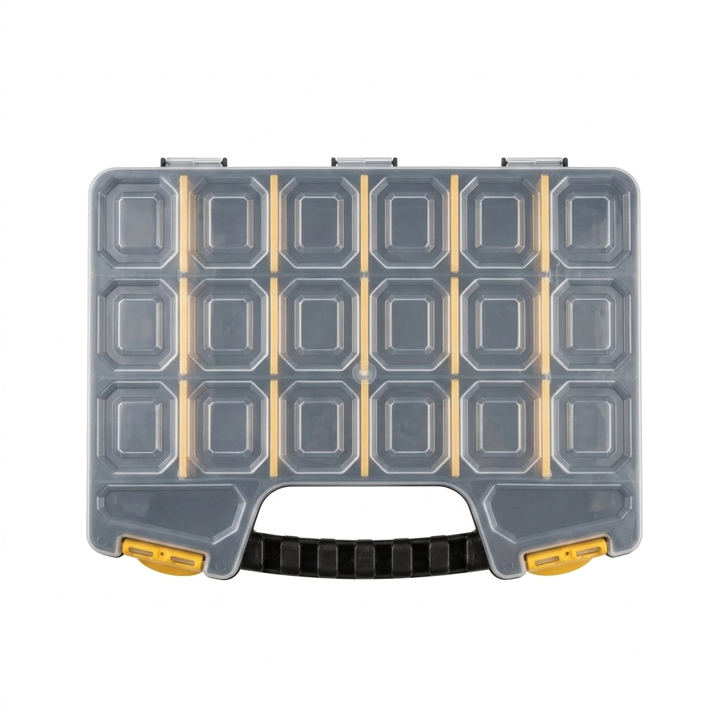 Boite de rangement plastique 20 Compartiments Couleur Noir **