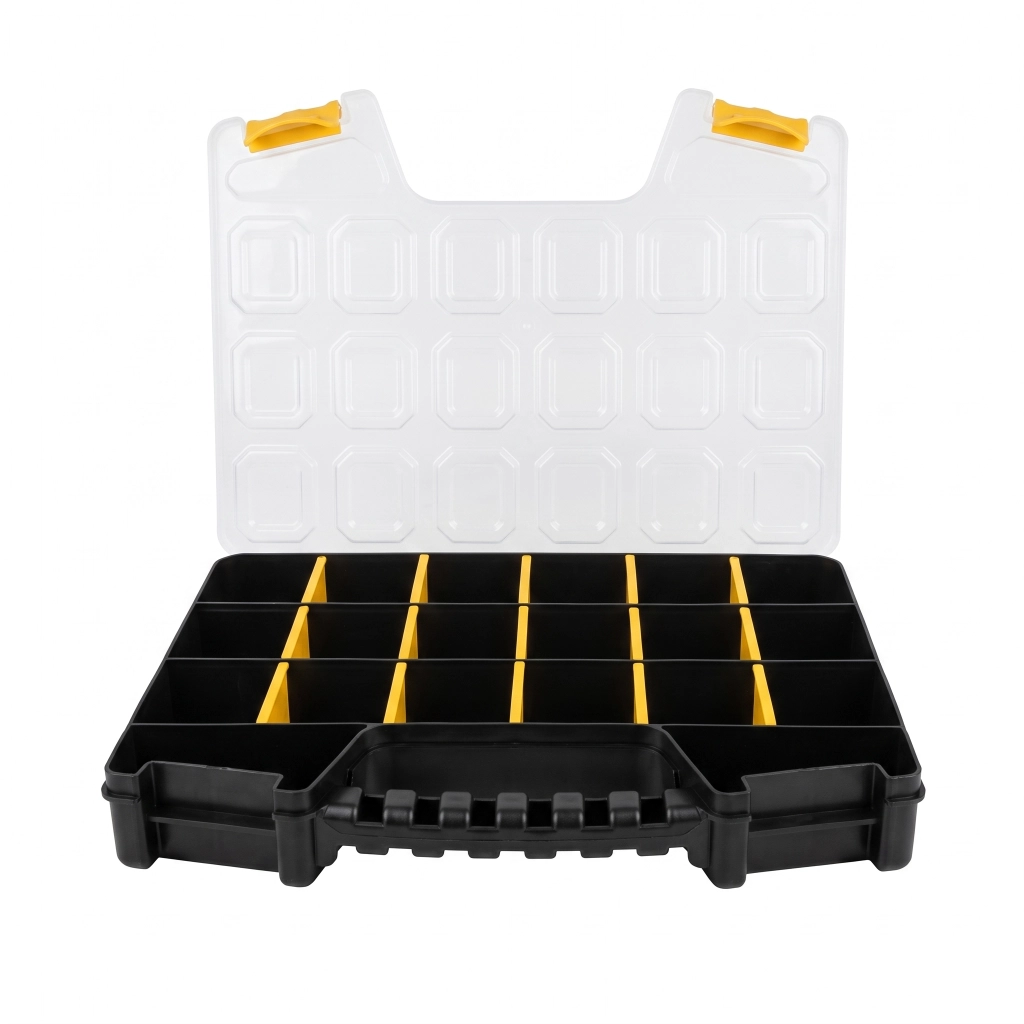 Boite de rangement plastique 20 Compartiments Couleur Noir **