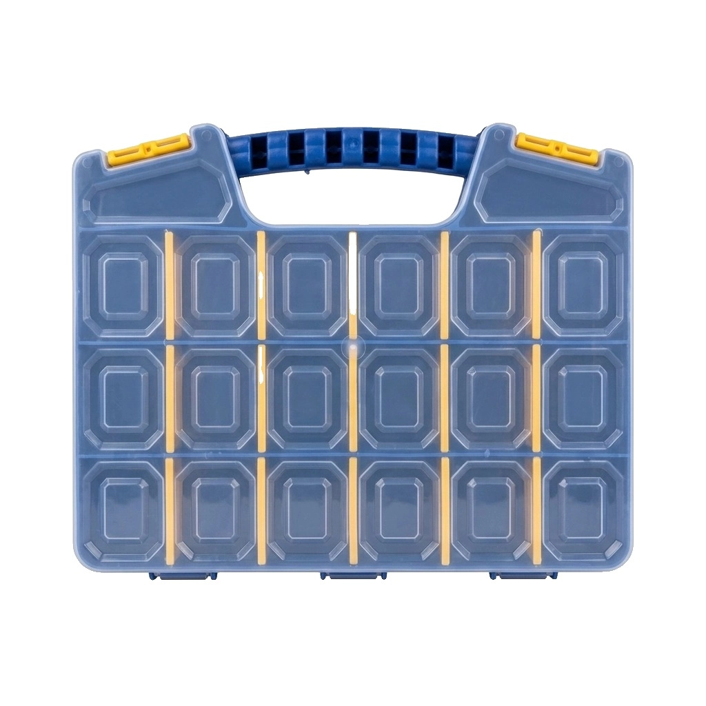 Boite de rangement plastique 20 Compartiments Couleur Bleu **